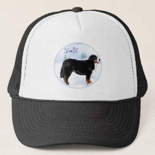 Noel Bernese Mountain Dog Trucker Hat