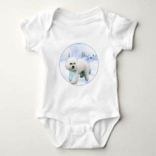 Noel Bichon Frise Baby Bodysuit