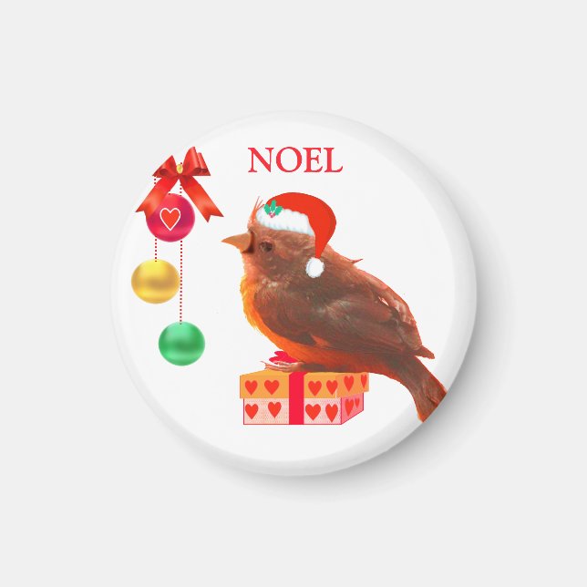 Noel Bird Magnet (Front)