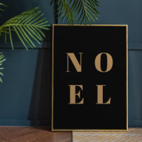 Noel Black and Gold | Trendy Stylish Christmas