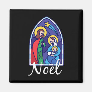 Noel - Christmas Advent Nativity Scene North Star  Magnet