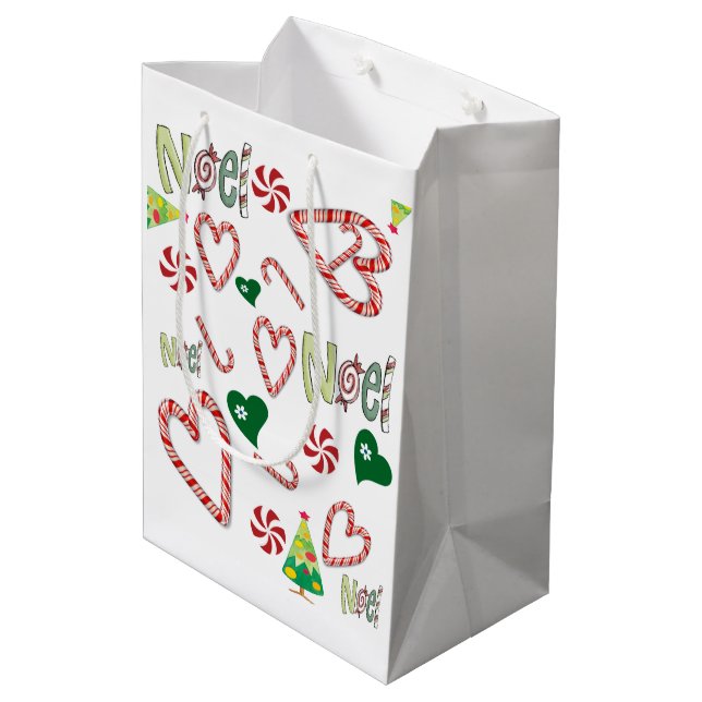 Noel Christmas Gift Bags (Back Angled)
