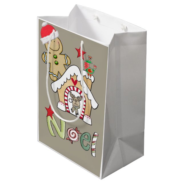 Noel Christmas Gift Bags (Back Angled)