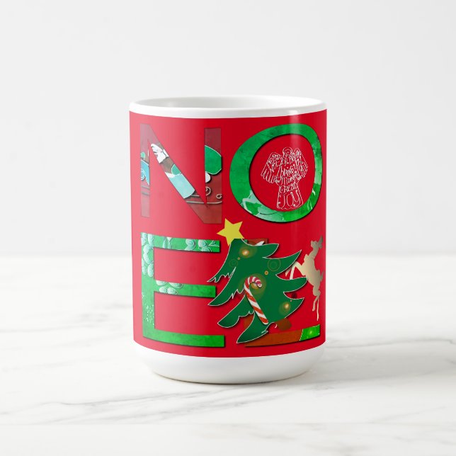 "Noel" Christmas Latte Mug (Center)