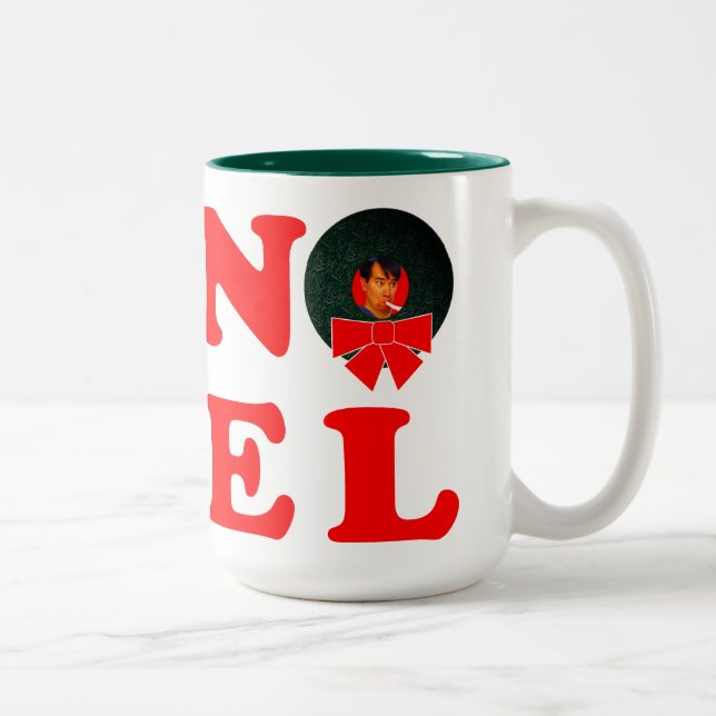 NOEL Christmas Personalised Coffee Mug (Right)