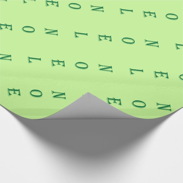 Noel Christmas Wrapping Paper (Corner)