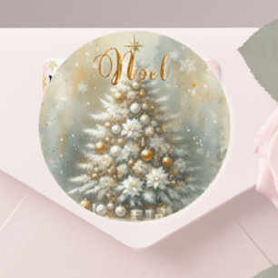 Noel Classic Round Sticker