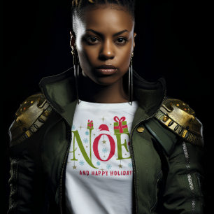 Noel colorful and fun typography resign T-Shirt