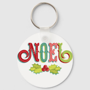 Noel Colourful Christmas Key Ring