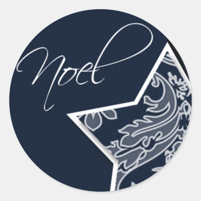 Noel Decoration Holiday Envelope Stickers (Front)