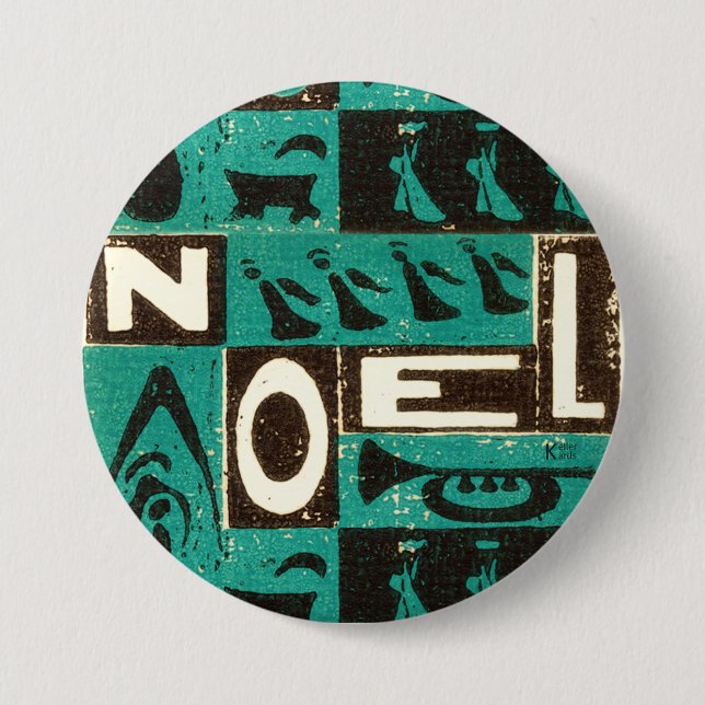 Noel Green 7.5 Cm Round Badge (Front)