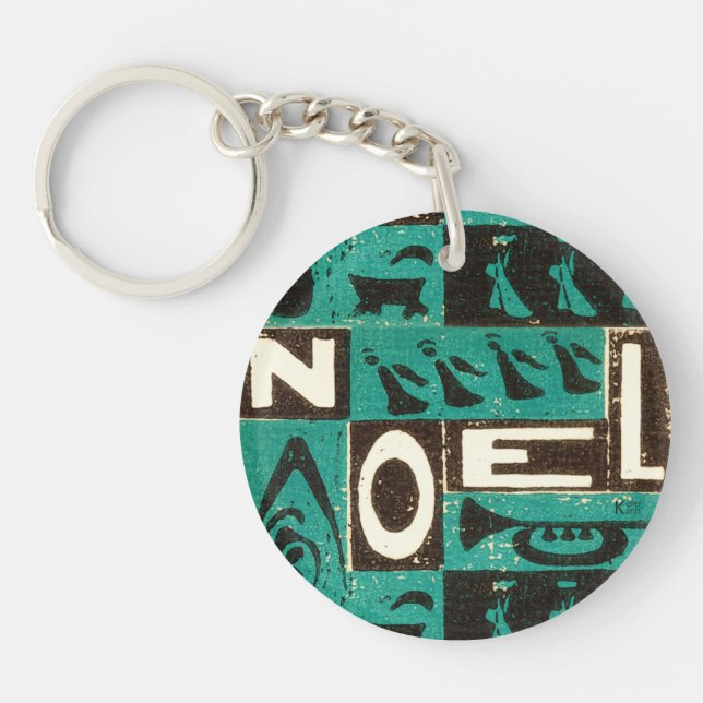 Noel Green Key Ring (Front)