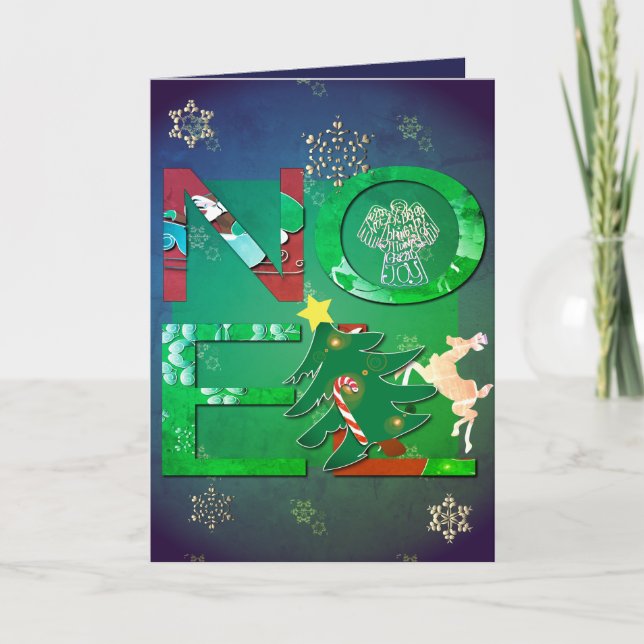 Noel Greeting Card + Photo (Front)