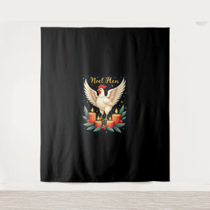 Noel Hen Chicken Tapestry