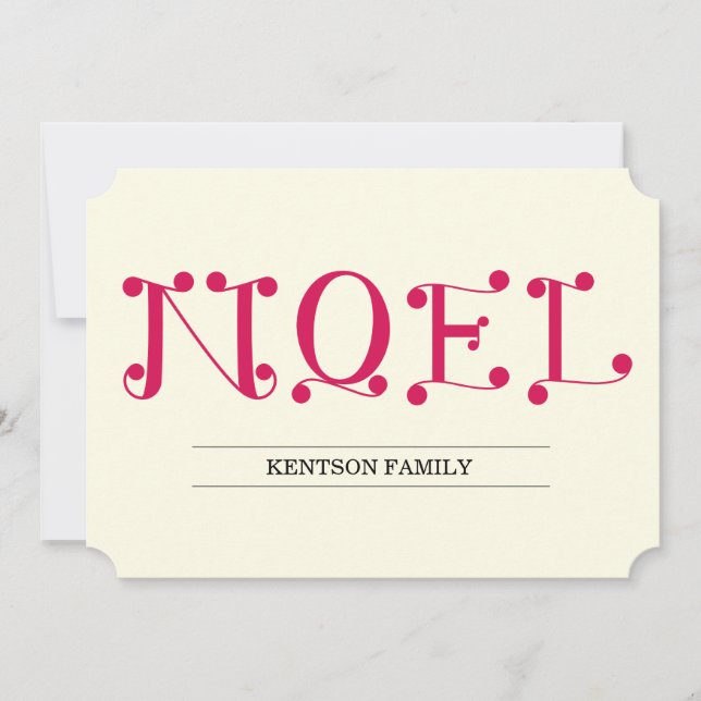 NOEL HOLIDAY CARD (Front)