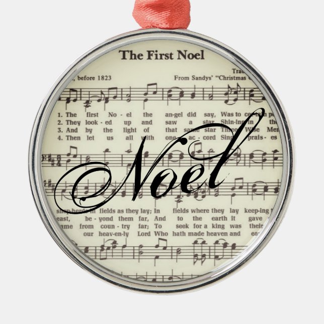 Noel Metal Ornament (Front)