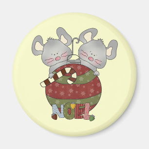 Noel Mice Holiday T-shirts and Gifts Magnet
