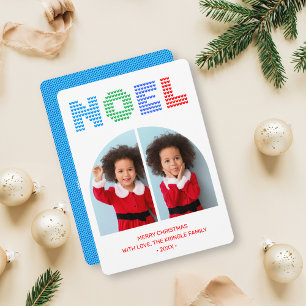 Noel Photo Christmas Greeting Card