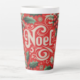 Noel Red & Green Latte Mug