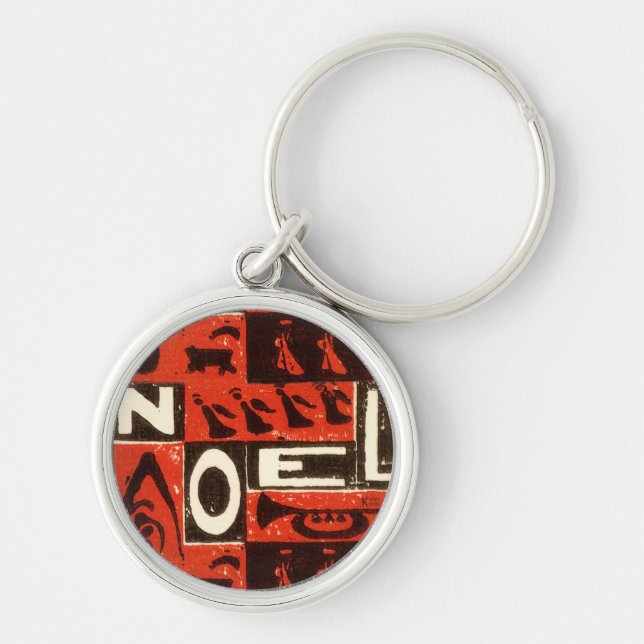 Noel Red Key Ring (Front)