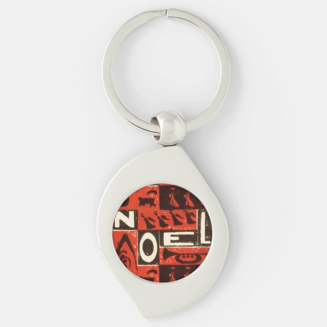 Noel Red Key Ring (Front)