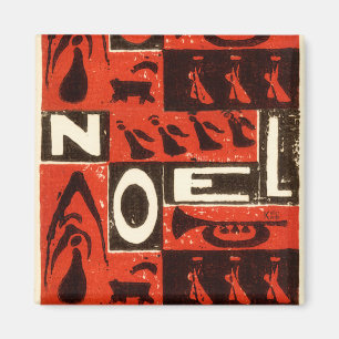 Noel Red Magnet