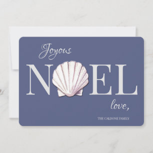Noel Seashell Holiday Card