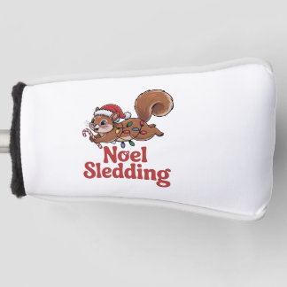 Noel Sledding Christmas Squirrel Animal Sledding H Golf Head Cover