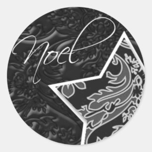 Noel Star Customisable Holiday Envelope Seals