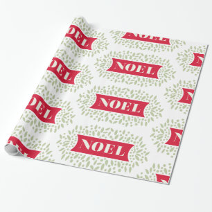 noel wrapping paper
