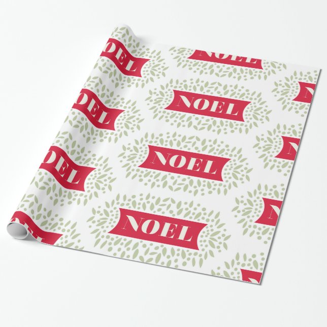 noel wrapping paper (Unrolled)