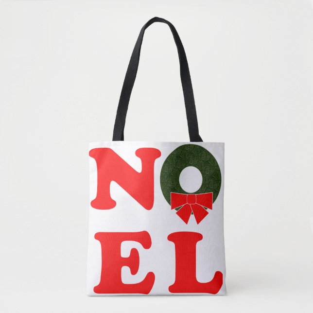 Noel Wreath Tote Bag (Front)