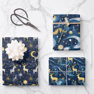 Noelivio – Künstlerische Weihnachtswelten Wrapping Paper Sheet