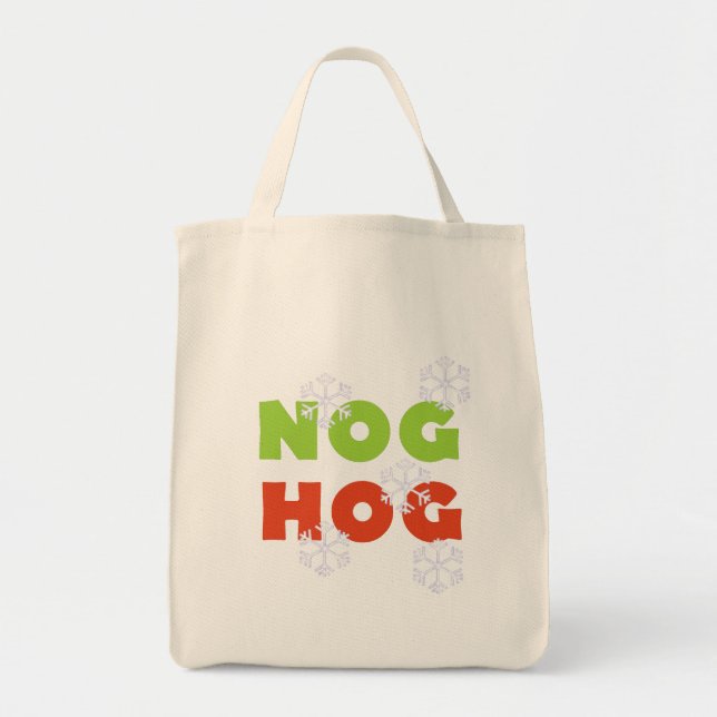 Nog Hog Tote Bag (Front)
