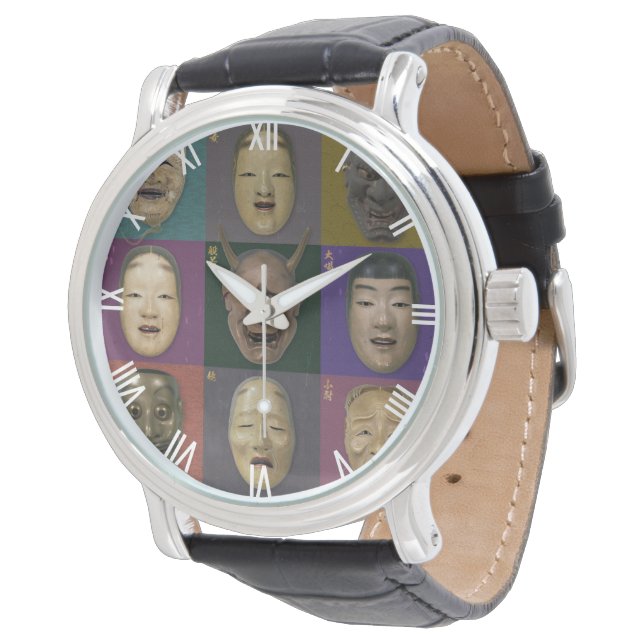 Noh masks colection watch (Angled)