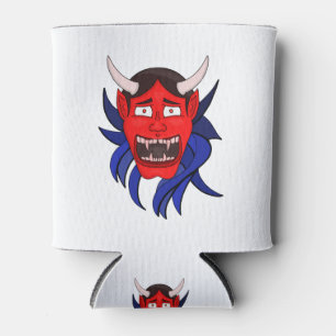 Noh Theater Hannya Japanese Can Cooler