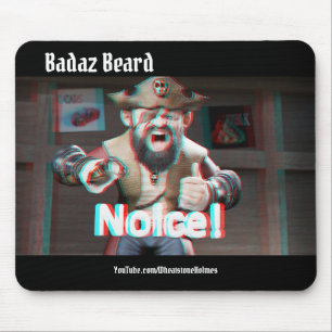 Noice! Badaz Beard 3D Mouse Pad