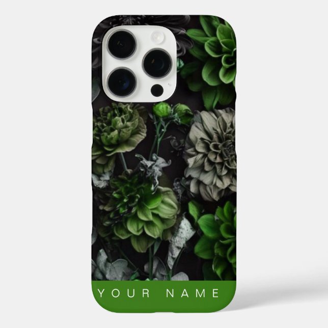 Noir Garden Green Case-Mate iPhone Case (Back)
