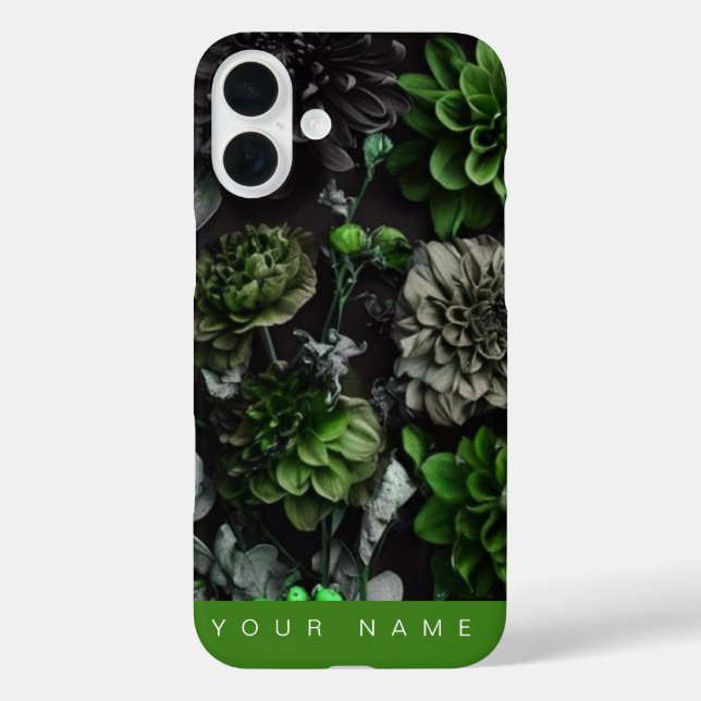 Noir Garden Green Case-Mate iPhone Case (Back)