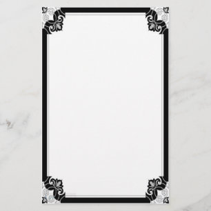 Noir Nouveau Stationary Stationery