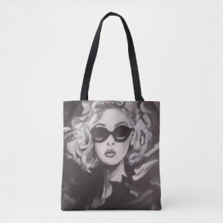 Noir Portrait Tote Bag