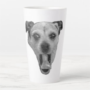 Noir Pup, Big Mood Latte Mug