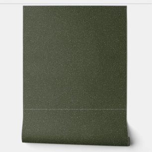 Noise-Effect Moss Green Peel & Stick Wallpaper