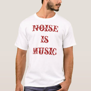 Noise Is Music Red T-Shirt
