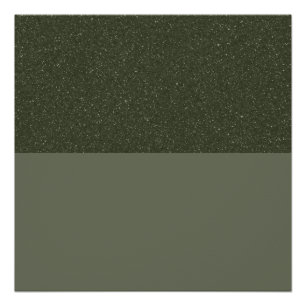 Noise-Sky Moss Green Custom Glossy Poster