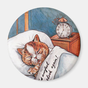 Noisy Alarm Clock, Louis Wain Magnet