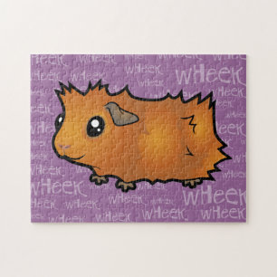 Noisy Guinea Pig (scruffy) Jigsaw Puzzle