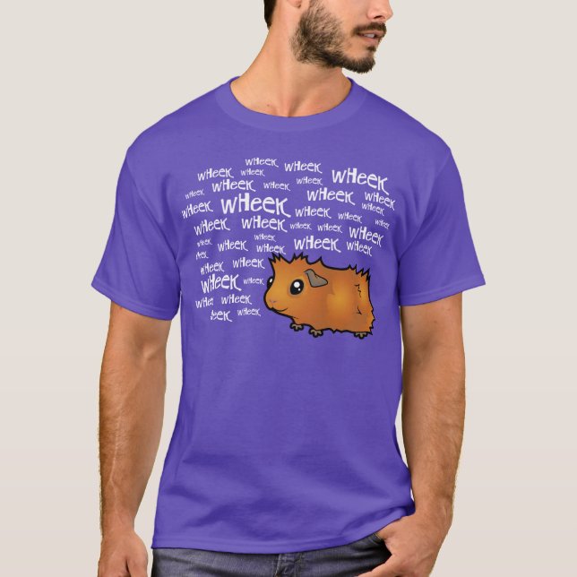 Noisy Guinea Pig (scruffy) T-Shirt (Front)