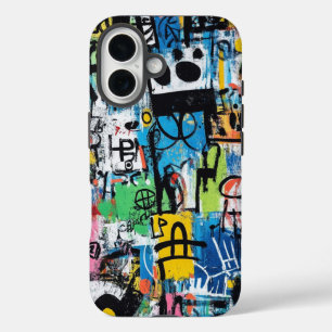 Noisy Lines Grafitti Inspired Art Phone Case