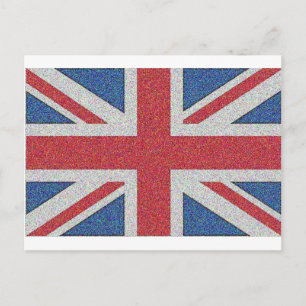 Noisy Union Jack Postcard